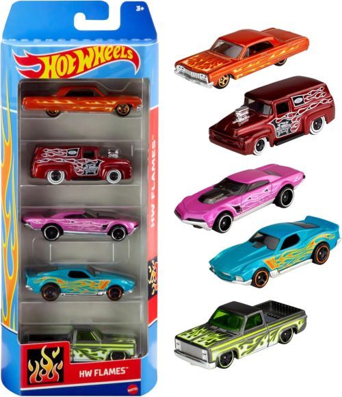 PACK/5 HOT WHEELS COCHES BASICOS SURTIDO