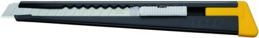  Cutter multiusos olfa 180 black con cuchilla 9mm 