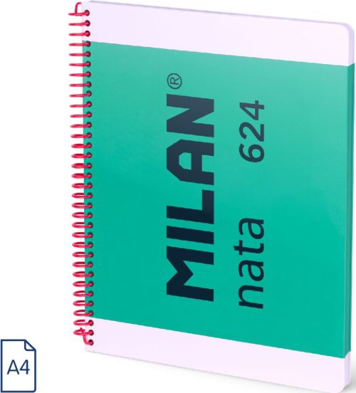 Blocs Milan 160pg 90g quadres 5mm VERD