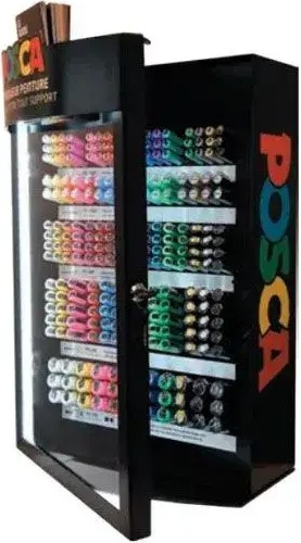  Expositor sobremesa 281 macador uni-posca surtidos 