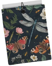  Funda acolchada para libros mariposas y libelulas 2 21x28cm 