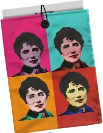  Funda acolchada para libros rosalia warhol 21x28cm 