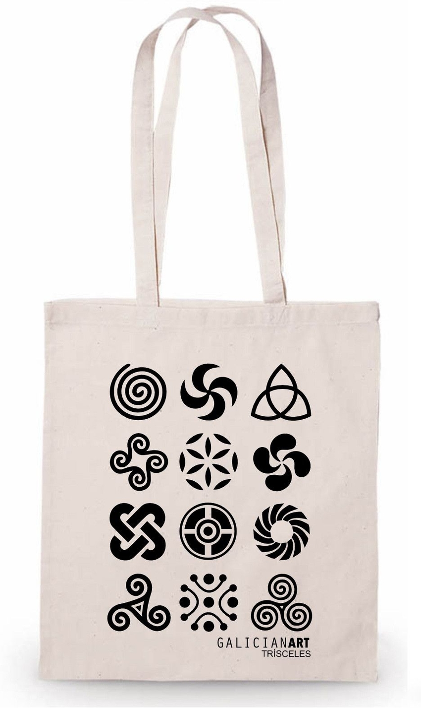  BOLSA TRISCELES GALICIAN ART NATURAL 