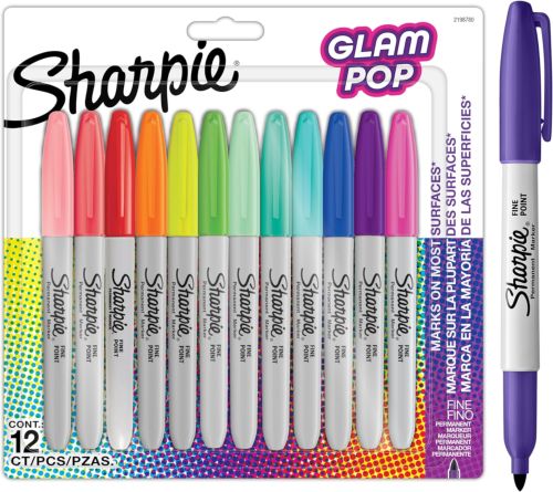 ESTUCHE 12 ROTULADORES SHARPIE FINO COLORES SURTIDOS