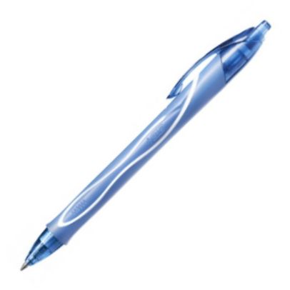  C/12 BOLIGRAFO BIC GEL-OCITY QUICK DRY COLOR AZUL PASTEL 