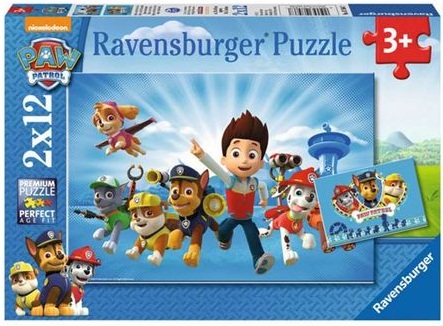  PUZZLE 2D PAW PATROL 2X12 PIEZAS 