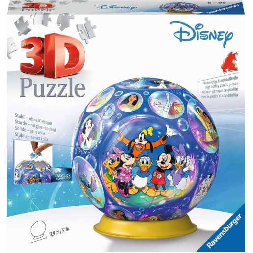  PUZZLE 3D PUZZLE BALL 72 PIEZAS DISNEY 