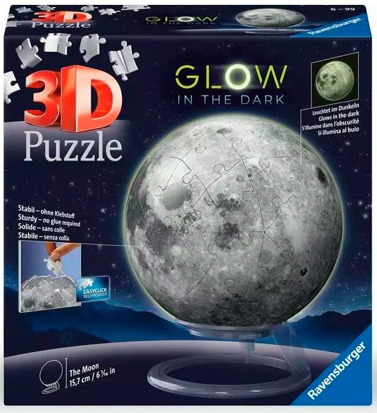  PUZZLE 3D LUNA GLOW IN THE DARK 