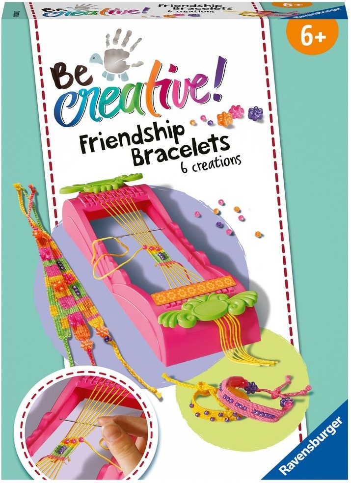  BE CREATIVE MIDI PULSERAS DE AMISTAD CON TELAR 