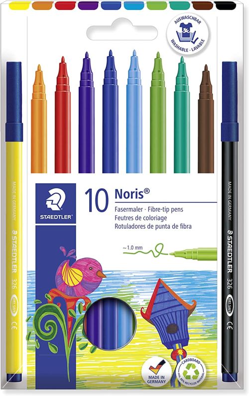 Rotulador Noris 10 colores Staedtler :: Staedtler :: Papelería :: Dideco