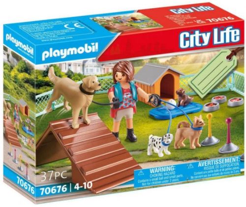 SET DE REGALO ENTRENADOR DE PERROS PLAYMOBIL