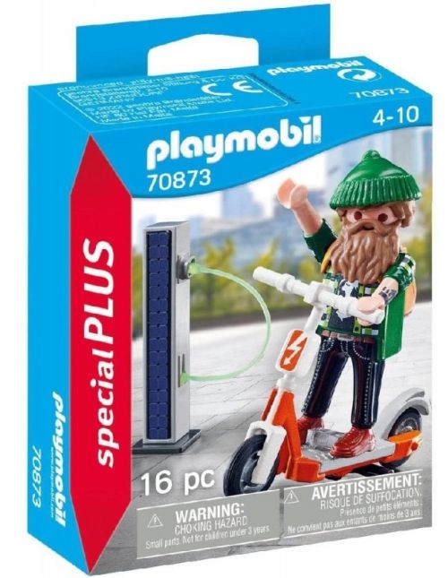 HIPSTER CON E-SCOOTER PLAYMOBIL