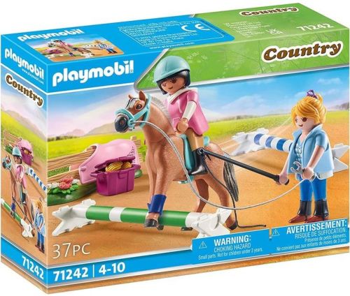 CLASE DE EQUITACION PLAYMOBIL