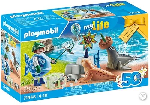 CUIDADOR CON ANIMALES PLAYMOBIL