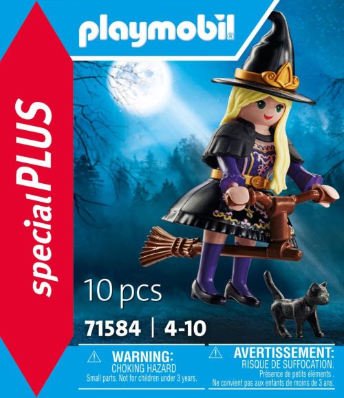 BRUJA CON GATO PLAYMOBIL