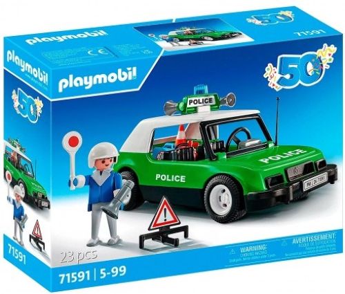 COCHE DE POLICIA CLASICO PLAYMOBIL