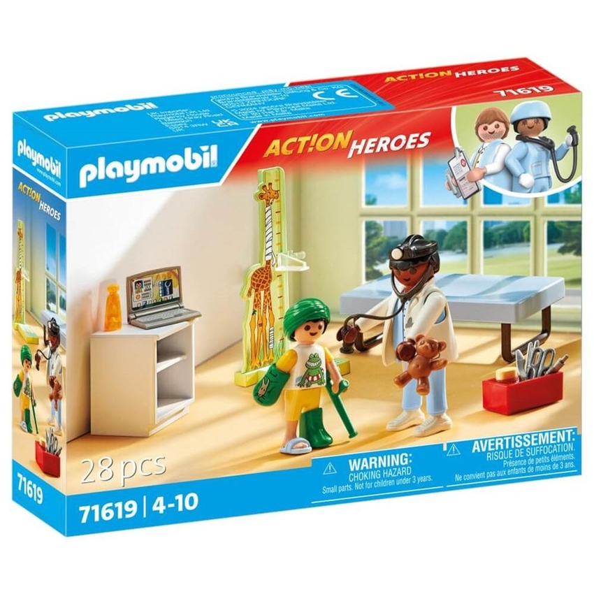 PEDIATRA CON OSITO DE PELUCHE PLAYMOBIL