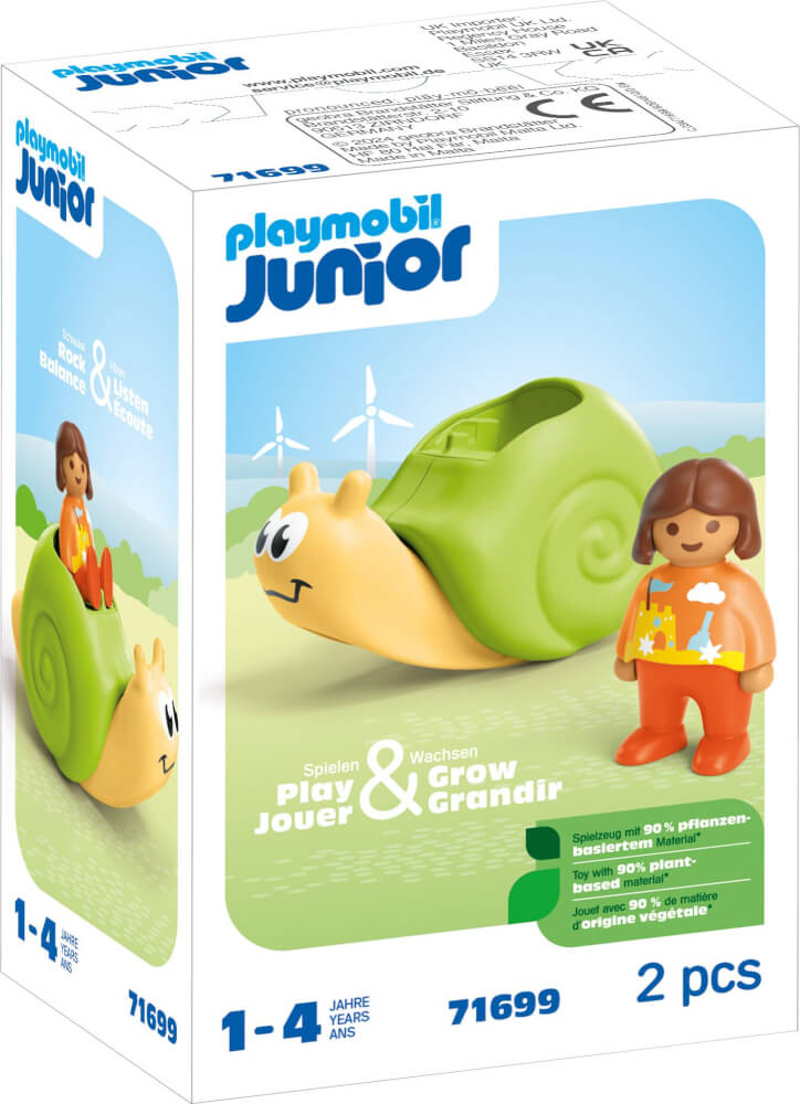 CARACOL BALANCIN CON SONAJERO PLAYMOBIL JUNIOR &amp;DISNEY