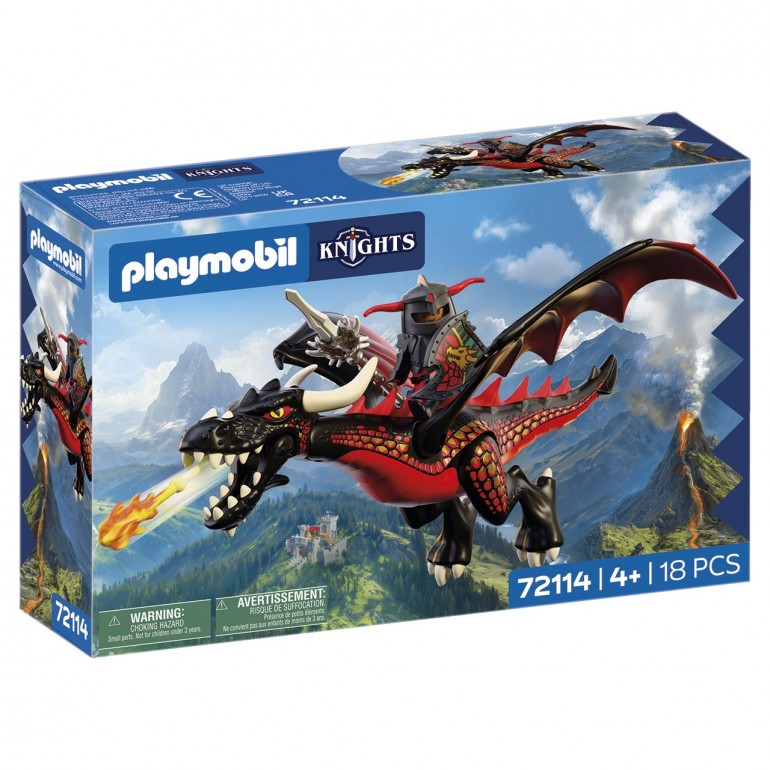  DRAGON NEGRO PLAYMOBIL 