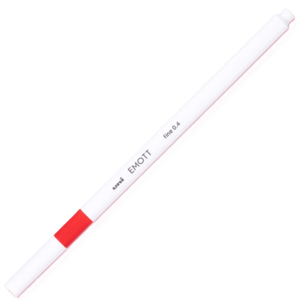  C/10 rotulador uni emott punta fina 0,4mm color rojo nº15 