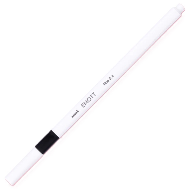  C/10 rotulador uni emott punta fina 0,4mm color negro nº24 