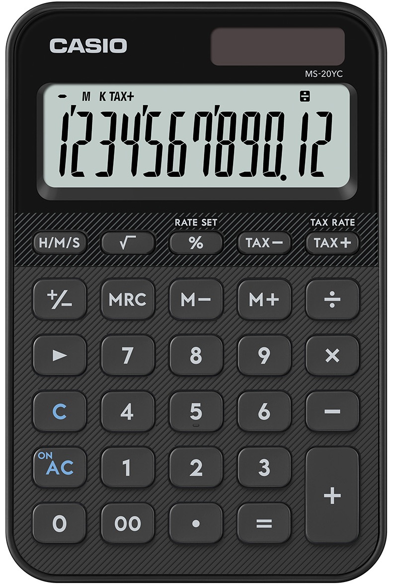  Calculadora sobremesa ms-20yc-bk color negro 