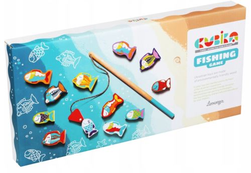 JUEGO DE PESCA DE MADERA CUBIKA