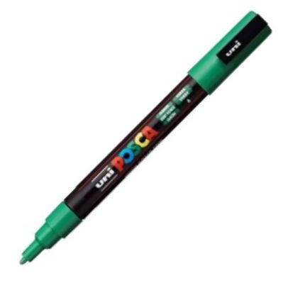Marcador uni posca pc3m color verde 0,9-1.3mm