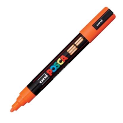  MARCADOR UNI-POSCA PC5M COLOR NARANJA MEDIO 1.8-2.5MM 