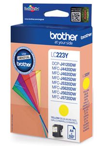 CARTUCHO TINTA ORIGINAL BROTHER LC223YBP AMARILLO