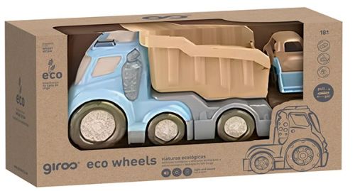 CAMION DE CONSTRUCCION CON CARRITO 30 CM GIROS ECO