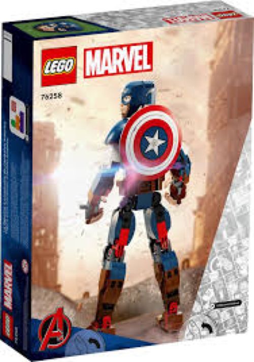 FIGURA PARA CONSTRUIR CAPITAN AMERICA LEGO