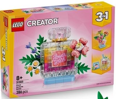 FRASCO DECORATIVO DE PERFUME FLORAL LEGO CREATOR 3 EN 1 