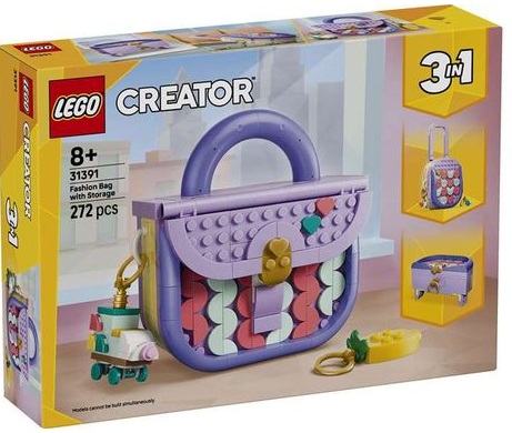  BOLSO DE DISEÑO ARTISTICO LEGO CREATOR 3 EN 1 