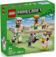  ATAQUE DEL JINETE AVICOLA EN EL DESIERTO LEGO MINECRAFT 