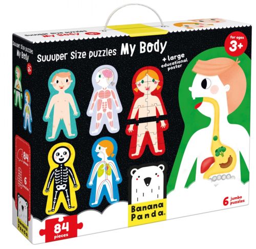 PUZZLE SUPER SIZE MY BODY +3 AÑOS