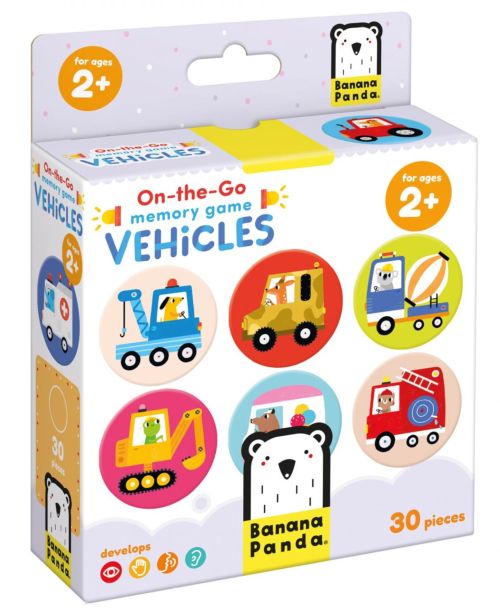 ON THE GO MEMORY GAME VEHICLES +2 AÑOS