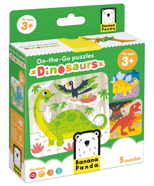 ON THE GO PUZZLES DINOSAURS +3 AÑOS