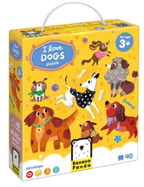 I LOVE DOGS PUZZLE +3 AÑOS