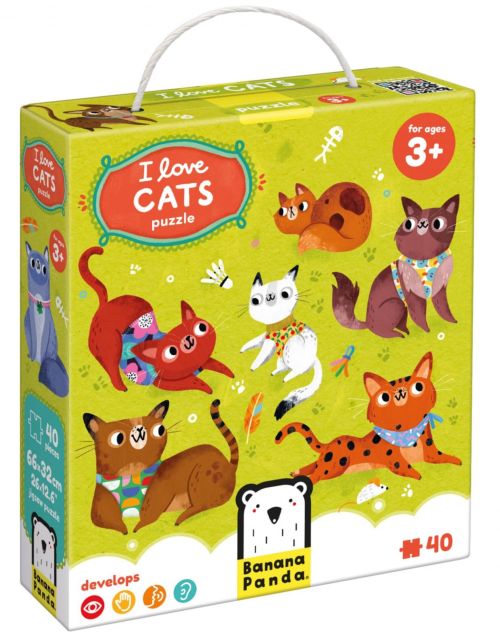 I LOVE CATS PUZZLE +3 AÑOS