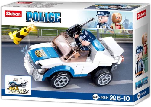 COCHE DE POLICIA CON RETROCESO 90 PZS