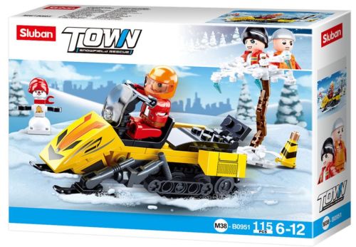 TOWN RESCATE EN LA NIEVE SNOW MOBIL 115 PZS