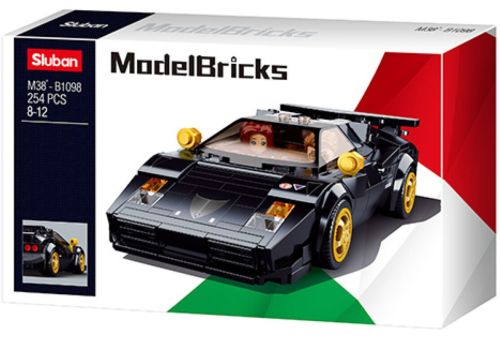 LAMBORGHINI SPORT CAR 254 PZS MODEL BRICKS