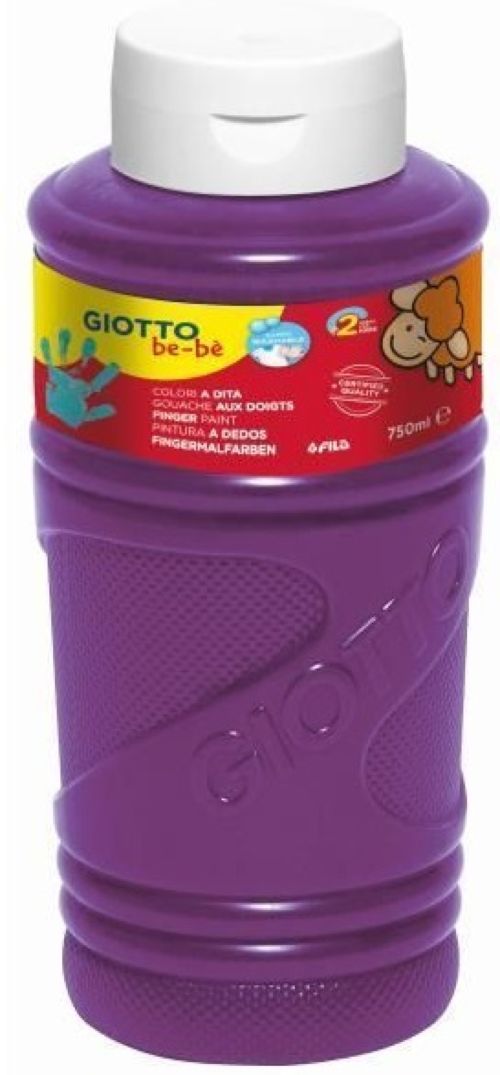 BOTE PINTURA DEDOS GIOTTO 750ML VIOLETA