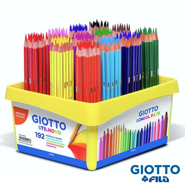  PACK 192 LAPICES COLORES GIOTTO STILNOVO 