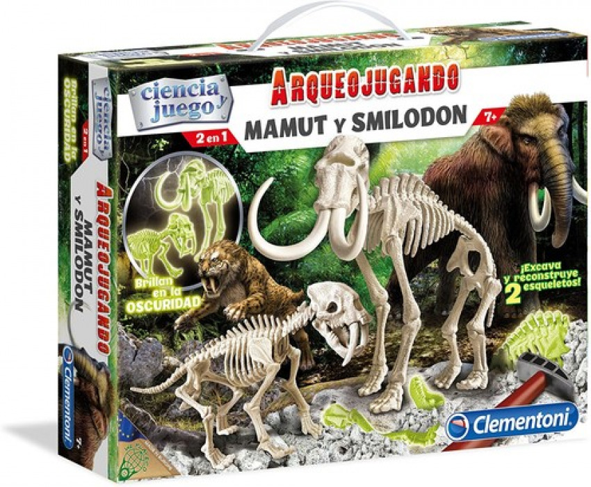 ARQUEOJUGANDO MAMUT FLUOR DINOSAURIOS