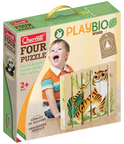 PLAYBIO PUZZLE 4 ANIMALES SELVA 6 PIEZAS