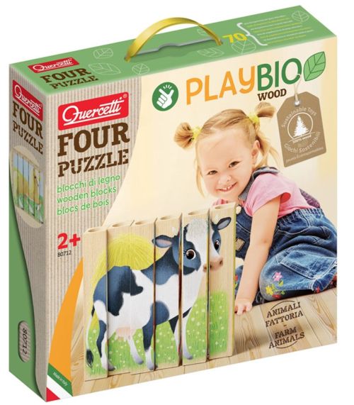 PLAYBIO PUZZLE 4 ANIMALES GRANJA 6 PIEZAS