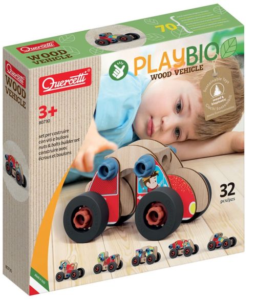 PLAYBIO VEHICULO DE MADERA 32 PZS