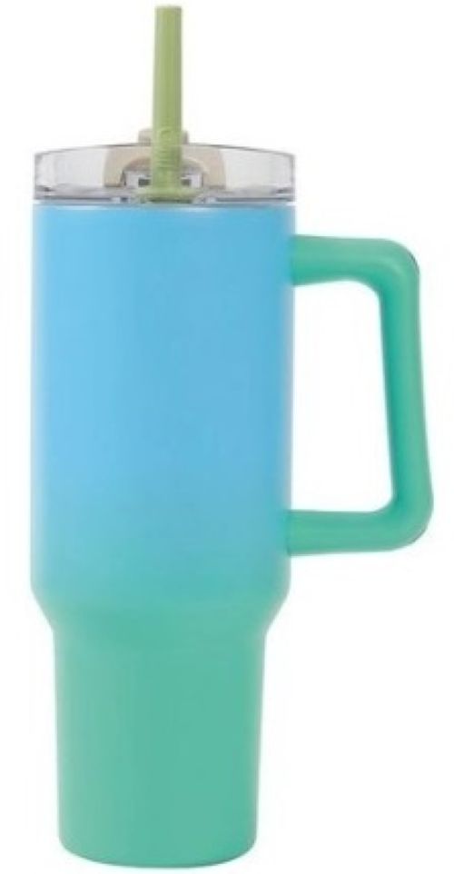 Taza de viaje 1200 ml color verde/azul sombreado